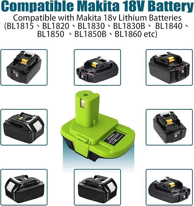 مبدل آداپتور باتری MT20RNL برای ابزارهای Ryobi