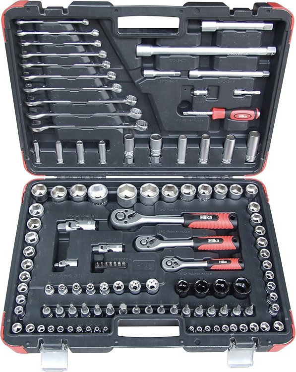 کیت ابزار سوکت متریک 120عدد 01120003 هیلکا