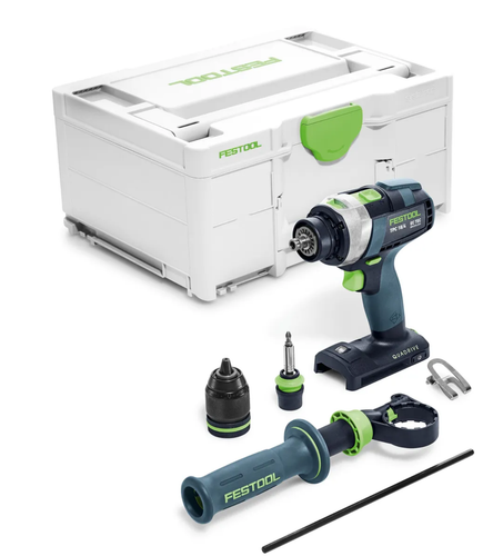 دریل ضربهای شارژی QUADRIVE TPC 18/4-پایه فستول